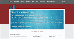 Desktop Screenshot of highlandacademics.com