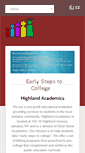 Mobile Screenshot of highlandacademics.com